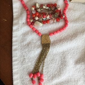 Necklace and bracelet set